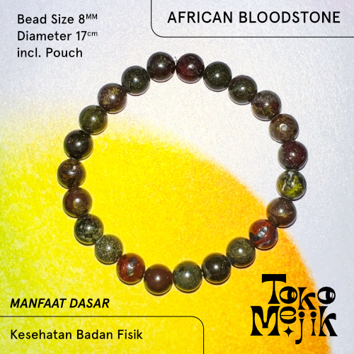 African Bloodstone Bracelet